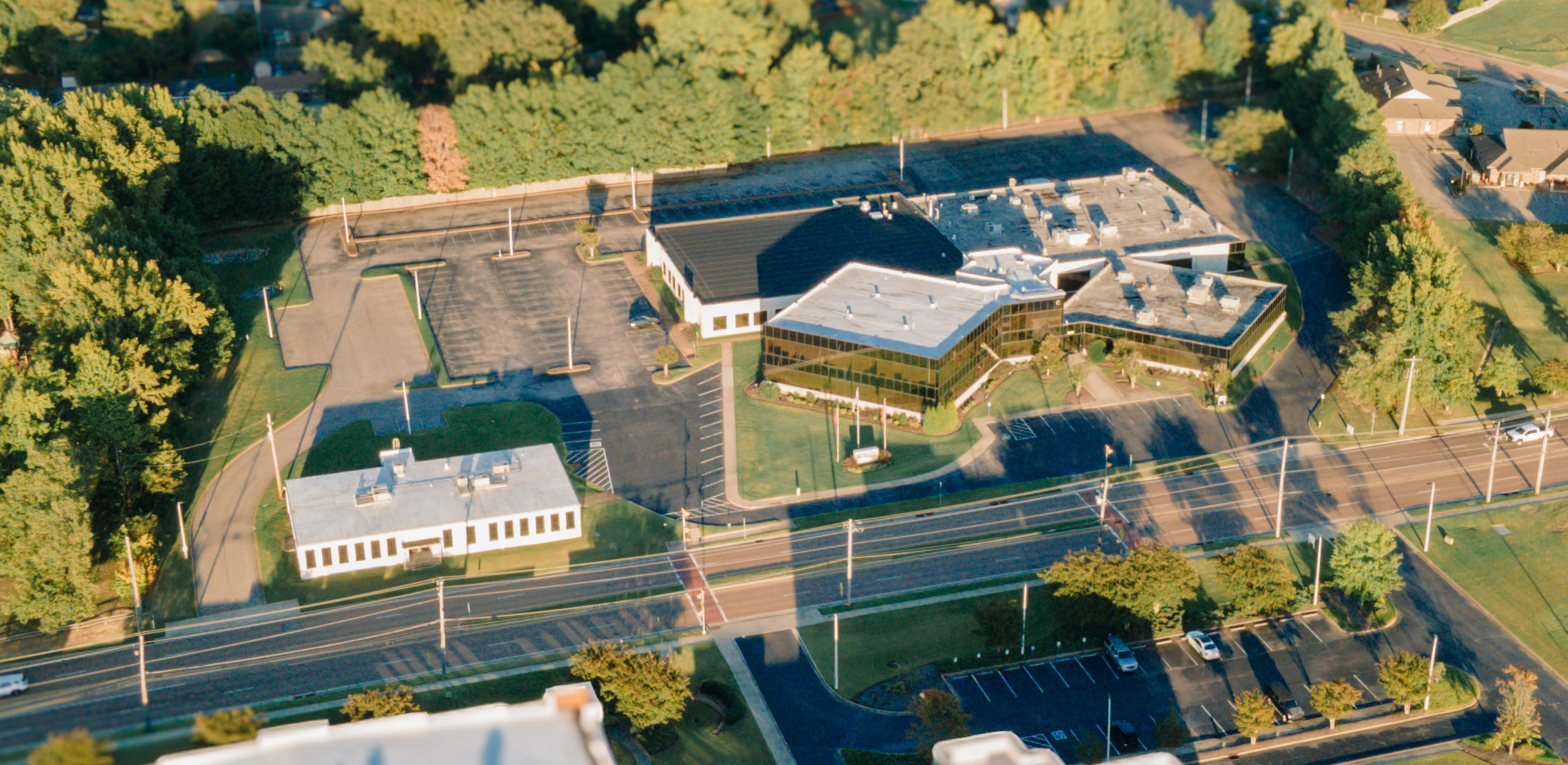 Aerial view-new Arlington campus